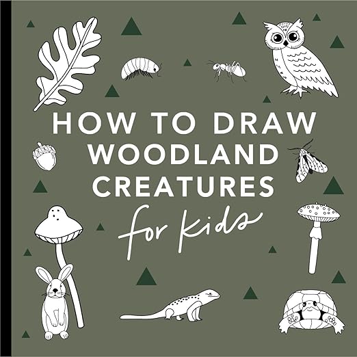 Mushrooms & Woodland Creatures: How to Draw Books for Kids with Woodland Creatures, Bugs, Plants, and Fungi (How to Draw For Kids Series)