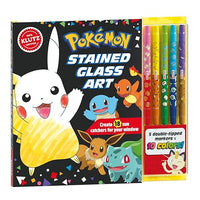 KLUTZ Pokémon Stained Glass Art Craft Kit, Medium
