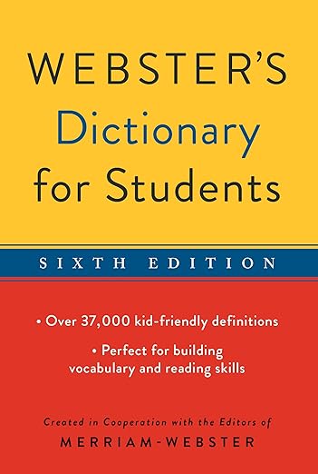 Federal Street Press Webster's Dictionary for Students, Sixth Edition, Newest Edition