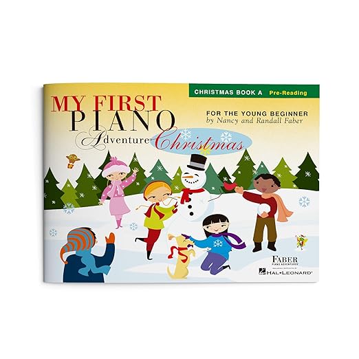 My First Piano Adventure: Christmas - Book A | Pre-Reading Holiday Piano Songbook for the Young Beginners | Easy Christmas Sheet Music with Duets for Kids | Faber Piano Adventures Method Book