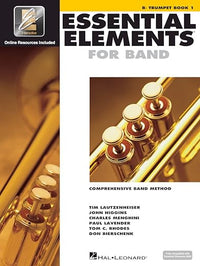 Essential Elements for Band - Bb Trumpet Book 1 with EEi Online Resources | Trumpet Method Book and Sheet Music for Students and Teachers | Band Method Songbook - Newer 2025 Edition Available