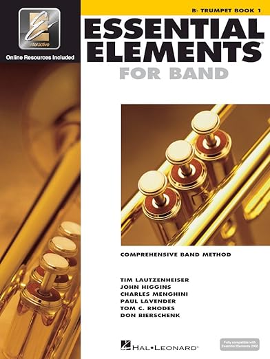 Essential Elements for Band - Bb Trumpet Book 1 with EEi Online Resources | Trumpet Method Book and Sheet Music for Students and Teachers | Band Method Songbook - Newer 2025 Edition Available