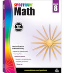 Spectrum 8th Grade Math Workbooks, Ages 13-14, Geometry, Integers, Rational & Irrational Numbers, and Pythagorean Theorem 8th Grade Math Practice, Grade 8 Math Workbook For Teens