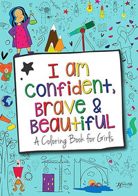 Hopscotch Girls I Am Confident Brave & Beautiful Inspirational Coloring Books for Kids Ages 4-8 & Up 8-12 Empowering Boost Confidence