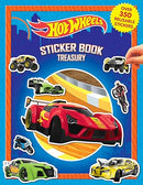 Hot Wheels Sticker Book Treasury - Activity Books for kids, 350 reusable stickers, 96 pages of fun