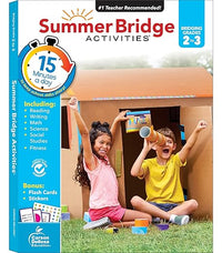 Summer Bridge Activities 2nd to 3rd Grade Workbooks, Activity Book With Math, Reading Comprehension, Science, Fitness, Social Studies, Writing Practice, and Flash Cards (Volume 4)