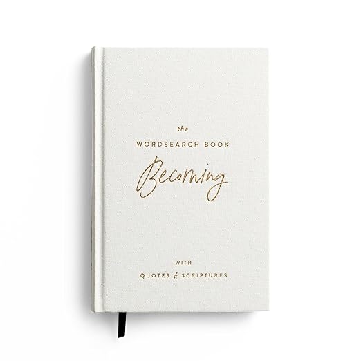 The Wordsearch Book: Becoming With Quotes & Scriptures