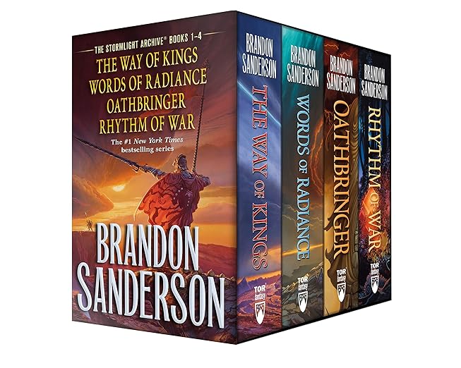 Stormlight Archives HC Box Set 1-4: The Way of Kings, Words of Radiance, Oathbringer, Rhythm of War