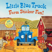 Little Blue Truck Farm Sticker Fun!: A Playful Autumn Activity Book of Counting, Coloring, and Mazes for Children (Ages 4-7)