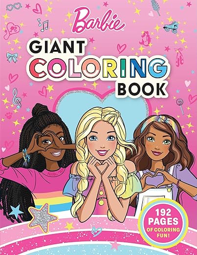 Barbie: Giant Coloring Book