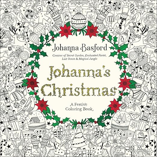 Johanna's Christmas: A Festive Coloring Book for Adults