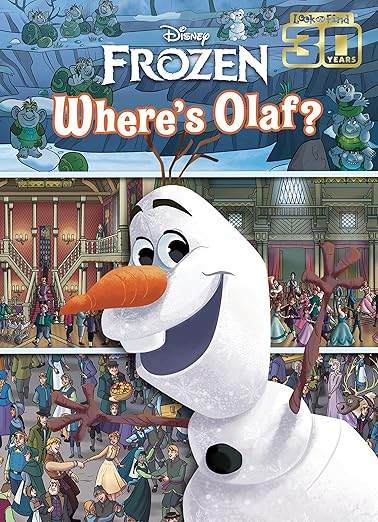 Disney Frozen - Where's Olaf? Look and Find Activity Book - Includes Elsa, Anna, and More Frozen Favorites - PI Kids