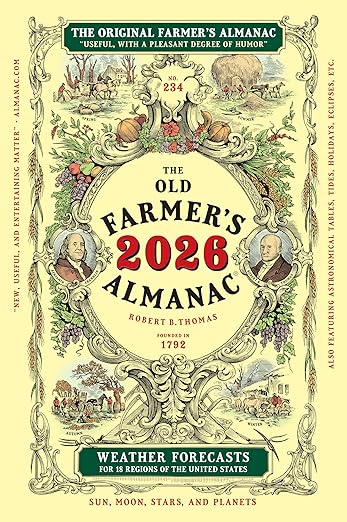 The 2026 Old Farmer's Almanac Trade Edition: The Beloved and Bestselling Annual Collection of Weather Forecasts and Useful Information
