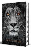 Biblia RVR 1960 letra grande tamaño manual, tapa dura León de Juda con índice / Spanish Bible RVR 1960 Handy Size Large Print Hardcover Lion of Judah with In (Spanish Edition)
