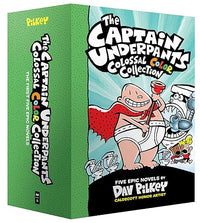 The Captain Underpants Colossal Color Collection (Captain Underpants #1-5 Boxed Set): From the Creator of Dog Man