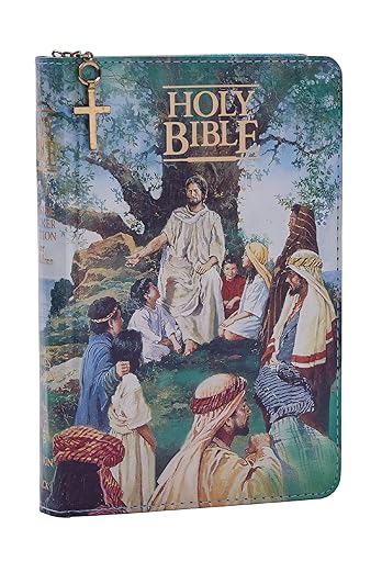 KJV Classic Children's Bible, Seaside Edition, Full-color Illustrations with Zipper (Hardcover): Holy Bible, King James Version