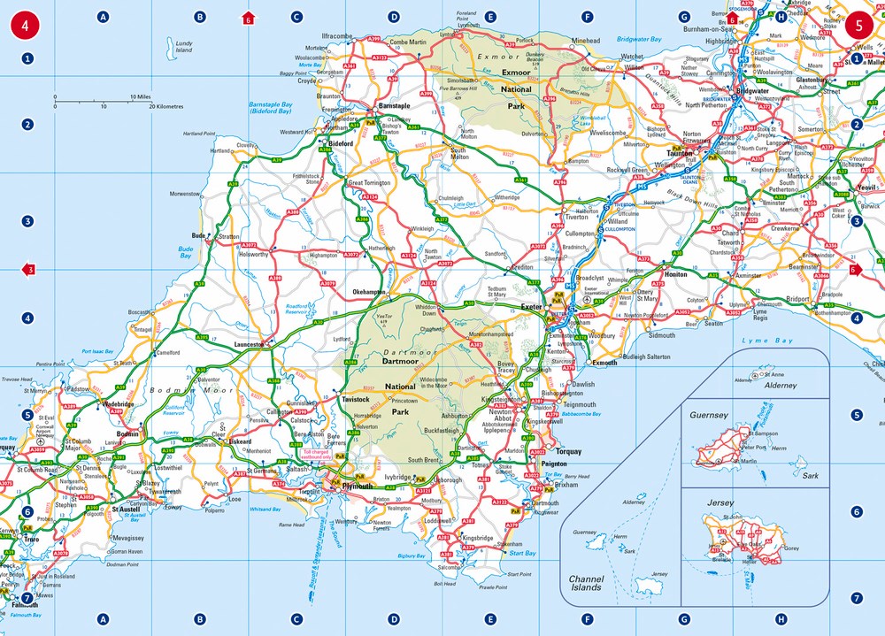 2020 Collins Handy Road Atlas Britain and Ireland