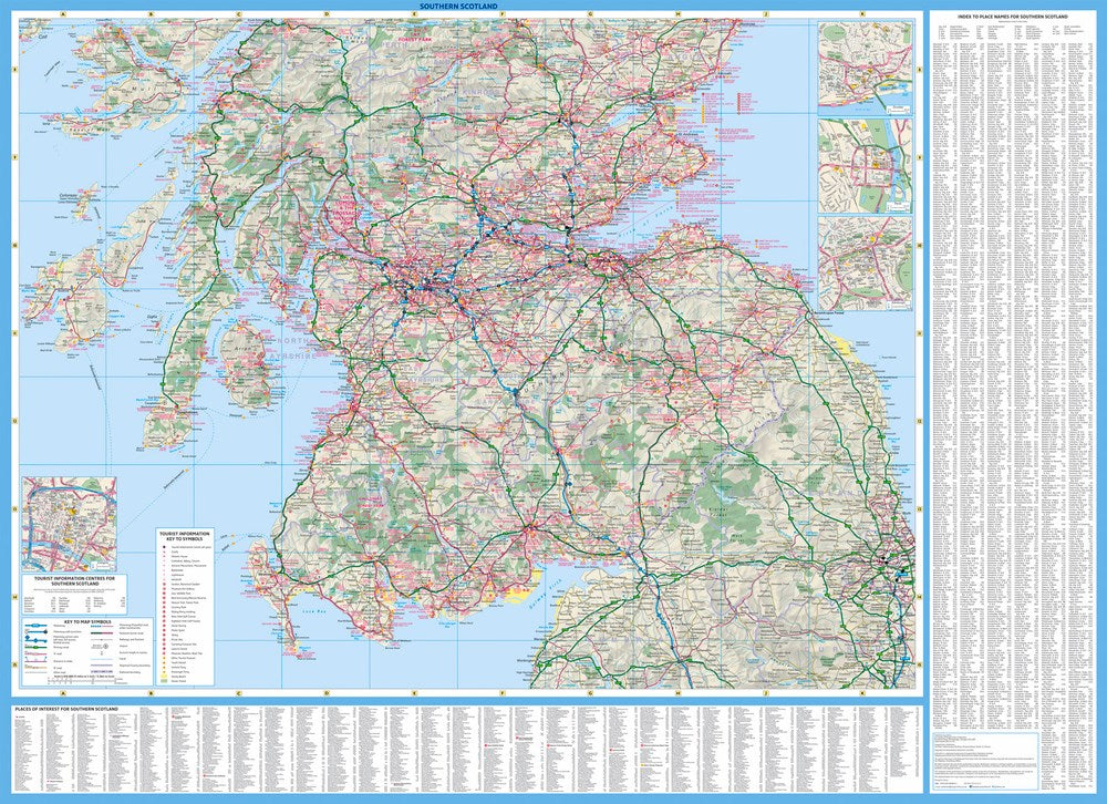 Collins Scotland Touring Map