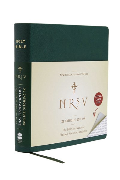 NRSV XL, Catholic Edition, Hardcover, Green: Holy Bible