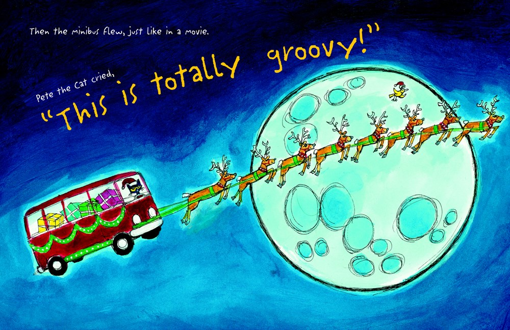 Pete the Cat Saves Christmas: Includes Sticker Sheet! A Christmas Holiday Book for Kids