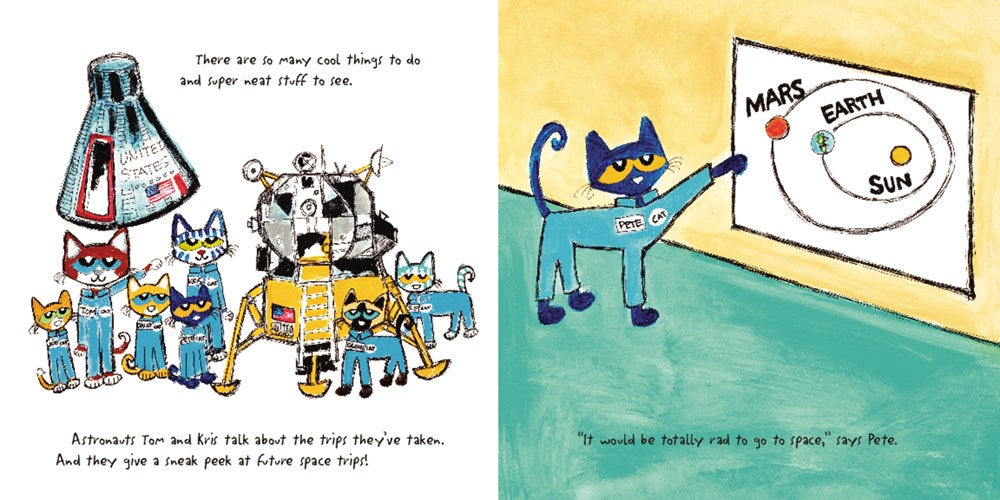 Pete the Cat: Out of This World: Includes Over 30 Stickers!