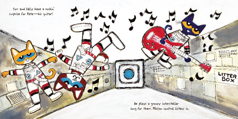 Pete the Cat: Out of This World: Includes Over 30 Stickers!
