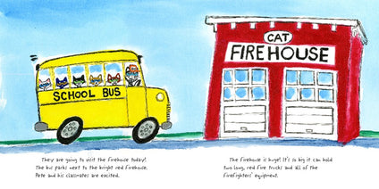 Pete the Cat: Firefighter Pete: Includes Over 30 Stickers!