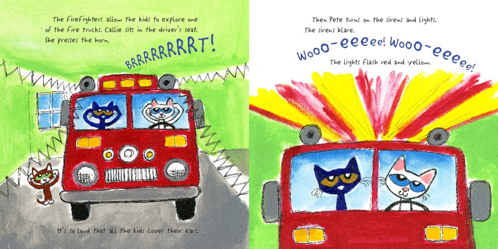 Pete the Cat: Firefighter Pete: Includes Over 30 Stickers!