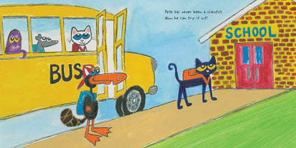 Pete the Cat and the Supercool Science Fair: Includes Over 30 Stickers!