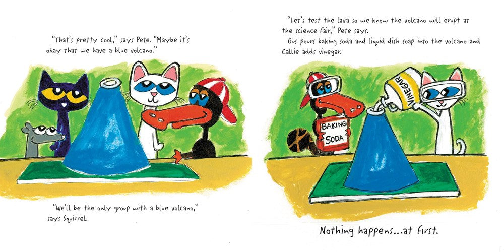 Pete the Cat and the Supercool Science Fair: Includes Over 30 Stickers!