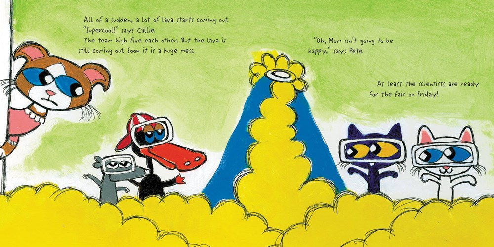 Pete the Cat and the Supercool Science Fair: Includes Over 30 Stickers!