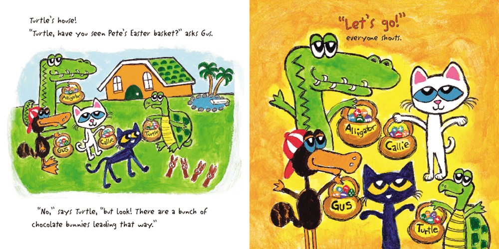Pete the Cat and the Easter Basket Bandit: Includes Poster, Stickers, and Easter Cards!: An Easter And Springtime Book For Kids