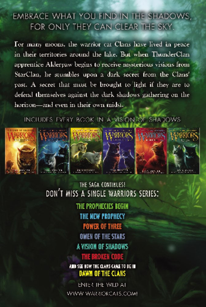 Warriors: A Vision of Shadows Box Set: Volumes 1 to 6: A Thrilling Epic Fantasy About Warrior Cats and Clans for Children (Ages 8-12)