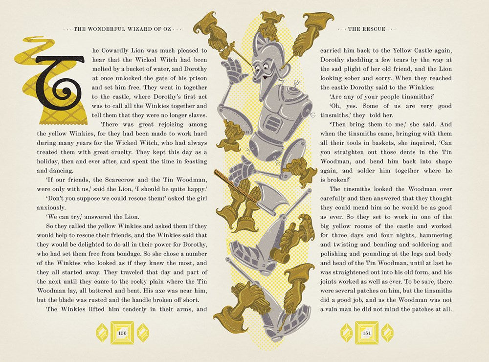 The Wonderful Wizard of Oz Interactive (MinaLima Edition): A Vivid Illustrated Edition of the Classic Children's Novel (Minalima Classics)