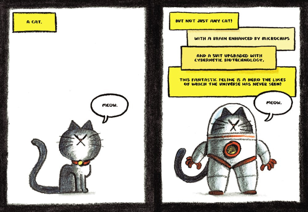 The First Cat in Space Ate Pizza: A Graphic Novel