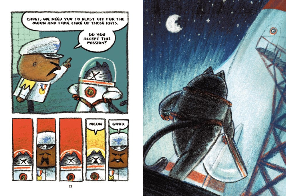 The First Cat in Space Ate Pizza: A Graphic Novel