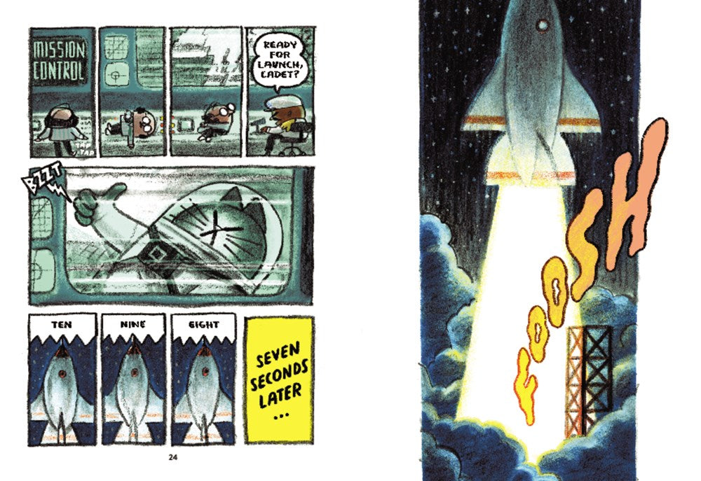 The First Cat in Space Ate Pizza: A Graphic Novel