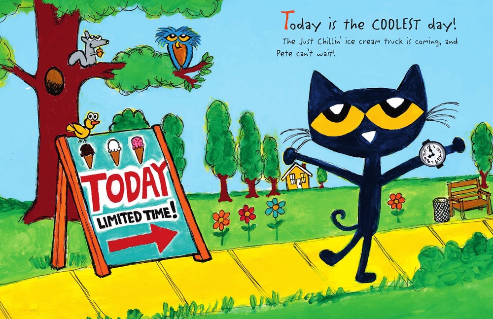 Pete the Cat Screams for Ice Cream!