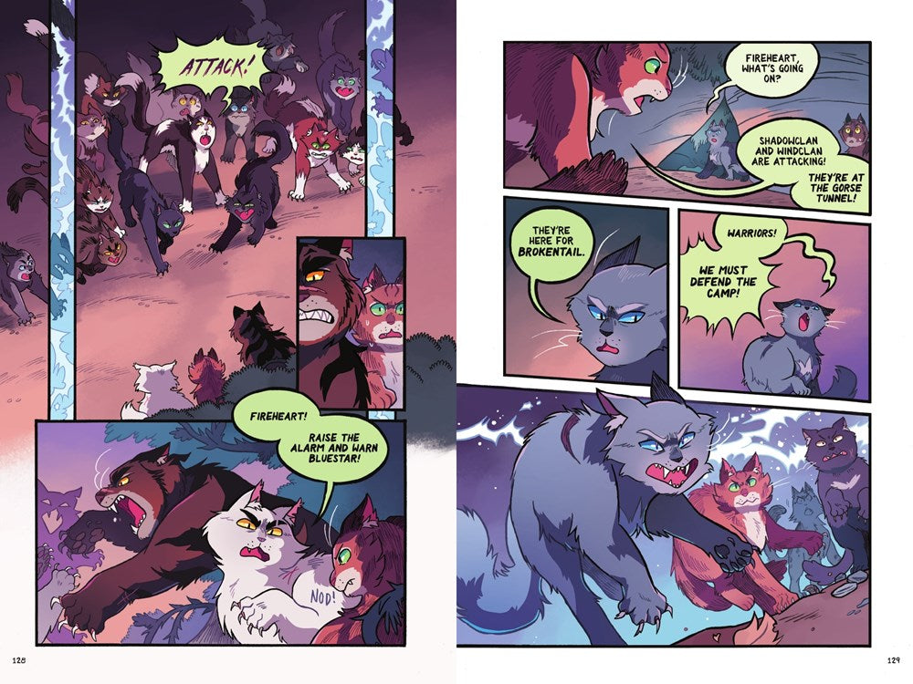 Warriors Graphic Novel: The Prophecies Begin, Part Two of Three