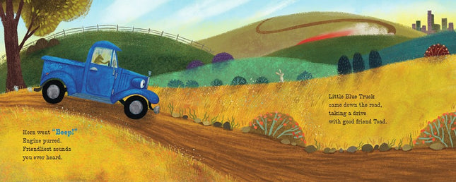 Little Blue Truck and Racer Red: A Fun Picture Book About Race Cars, Friendship, and Trying Your Best for Children (Ages 4-8)