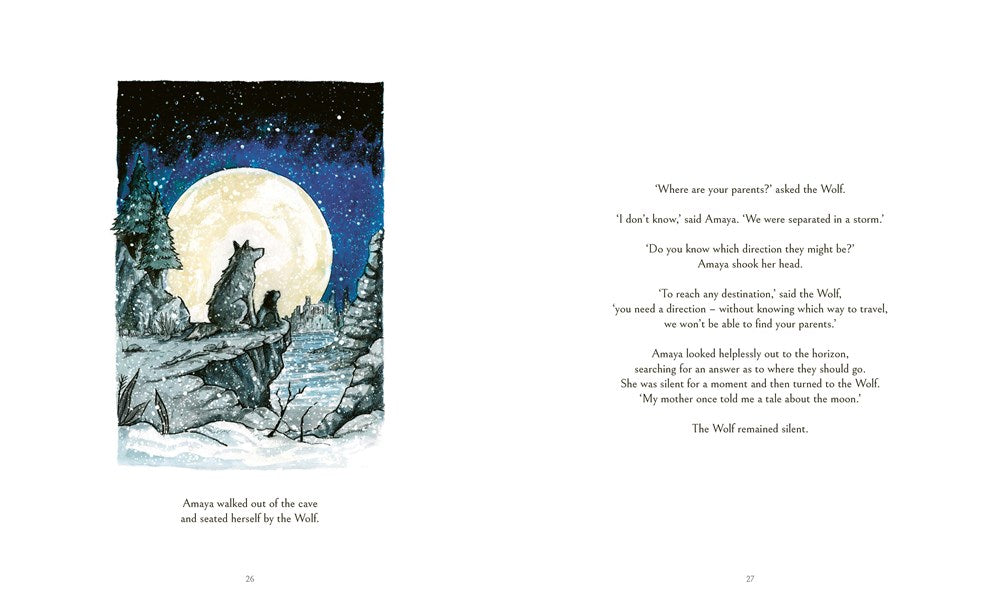 The Dog Who Followed the Moon: A Beautifully Illustrated Adult Fable