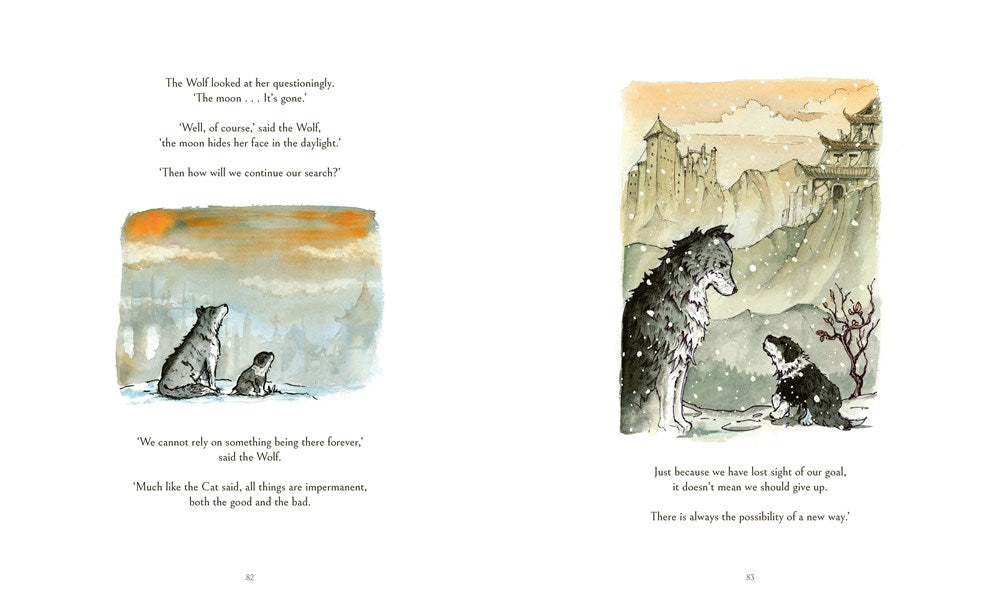 The Dog Who Followed the Moon: A Beautifully Illustrated Adult Fable