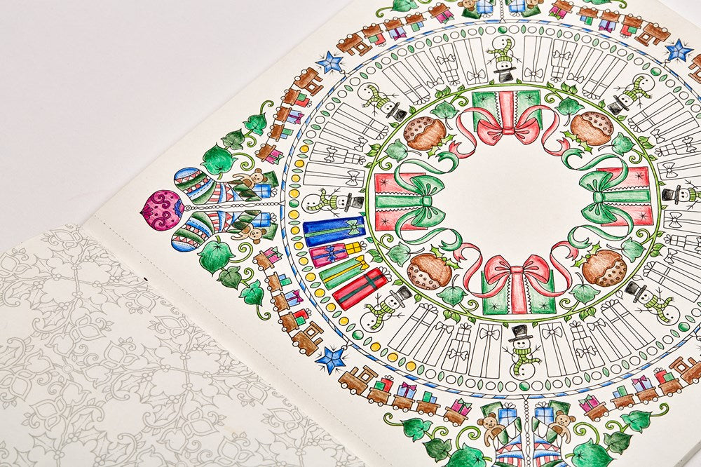 Johanna's Christmas: A Festive Coloring Book for Adults