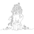 Johanna's Christmas: A Festive Coloring Book for Adults
