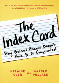 The Index Card: Why Personal Finance Doesn't Have to Be Complicated