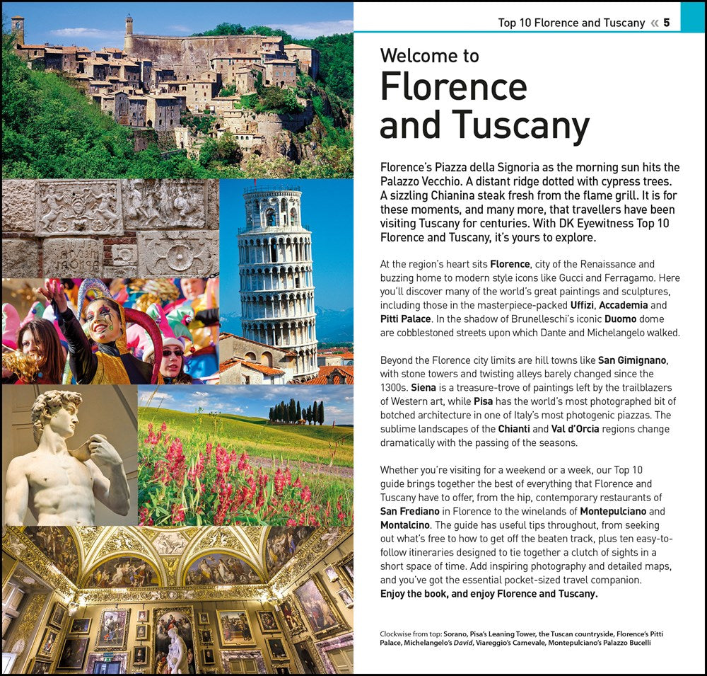 DK Eyewitness Top 10 Florence and Tuscany
