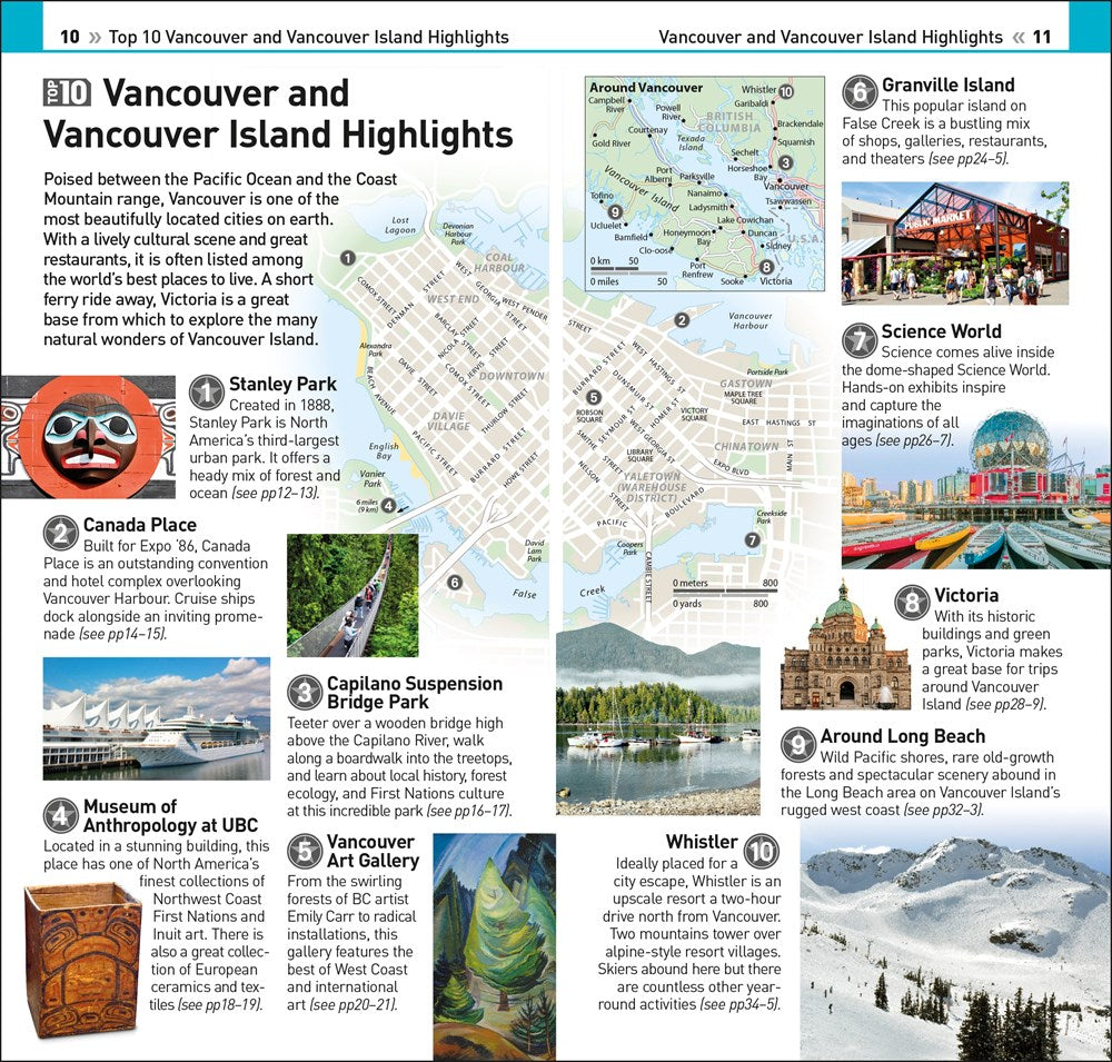 DK Eyewitness Top 10 Vancouver and Vancouver Island