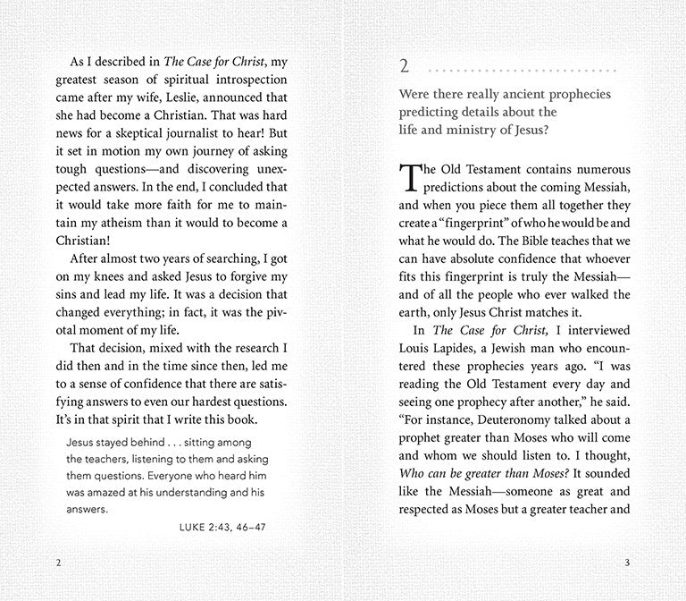The Case for Christ Answer Booklet