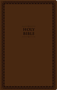 NIV, Value Thinline Bible, Large Print, Leathersoft, Brown, Comfort Print