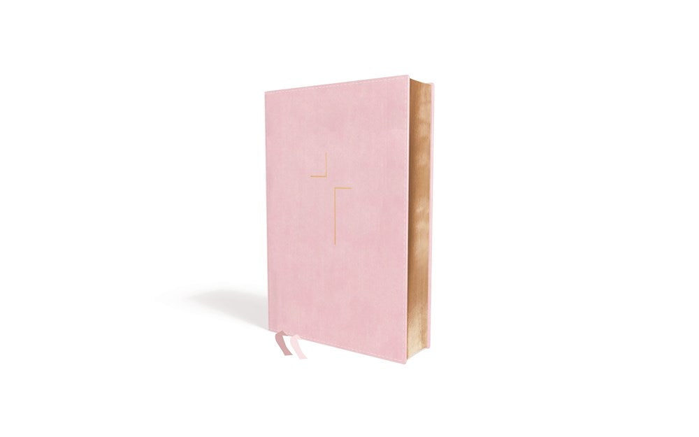 The Jesus Bible, NIV Edition, Leathersoft over Board, Pink, Comfort Print